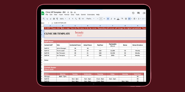 Clinic HR Template