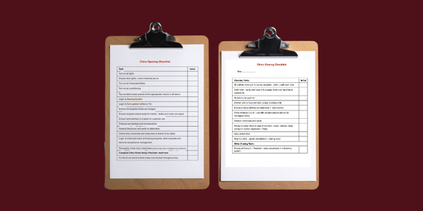 Clinic Closing Checklist