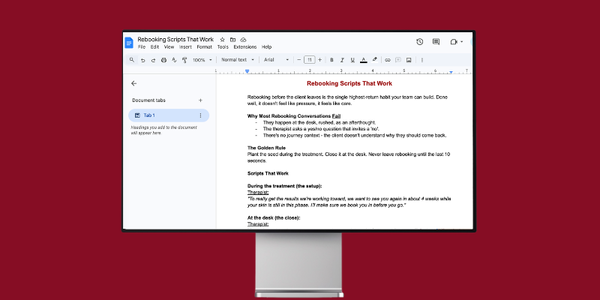 Rebooking Scripts That Work