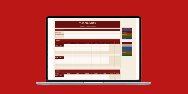Monthly Salon + Clinic Content Template